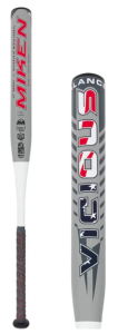 Miken Vicious Balanced Dual Stamp Slow Pitch Softball Bat (Best for Contact Hitters), Best Slowpitch Softball Bat for Power Hitters - Become a Pro Hitter